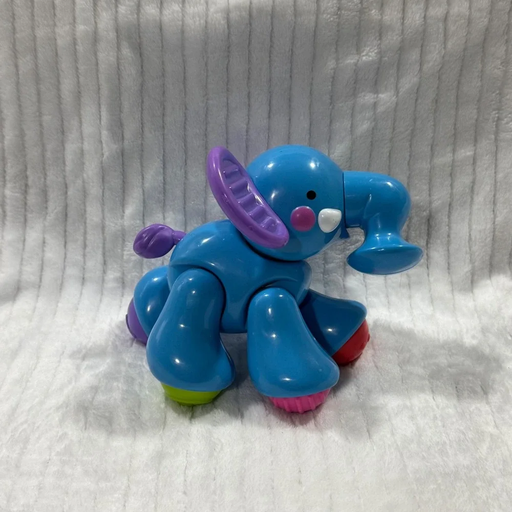 Fisher-Price Amazing Animals Press and Go Elephant Toddler Toy Clicking Head